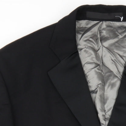 Mens UK Size 42 Marks and Spencer Regular Black Suit Jacket