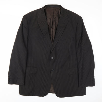 Mens UK Size 46 Marks and Spencer Regular Brown Suit Jacket