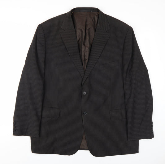 Mens UK Size 46 Marks and Spencer Regular Brown Suit Jacket