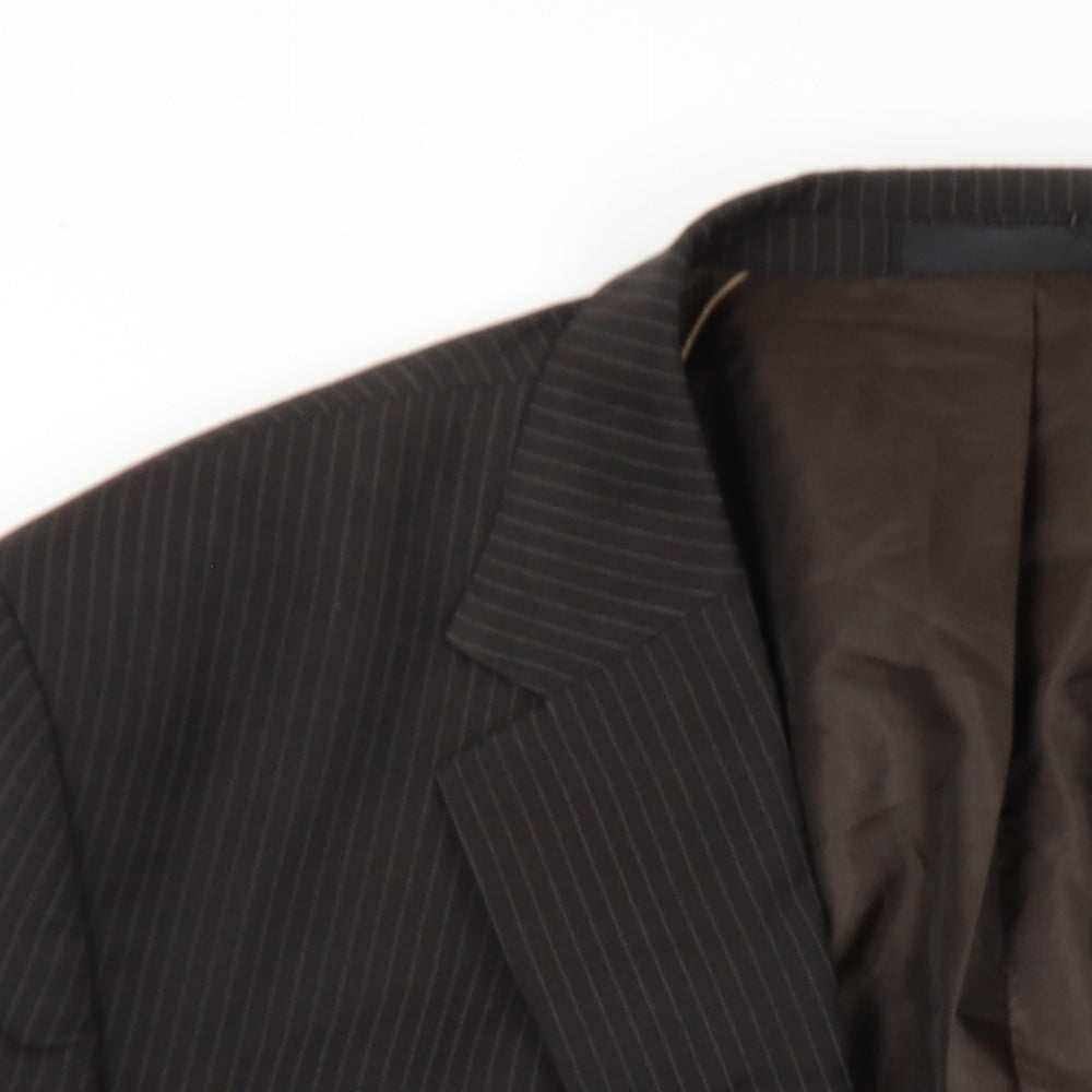 Mens UK Size 46 Marks and Spencer Regular Brown Suit Jacket
