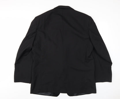 Mens UK Size 46 Marks and Spencer Regular Black Suit Jacket