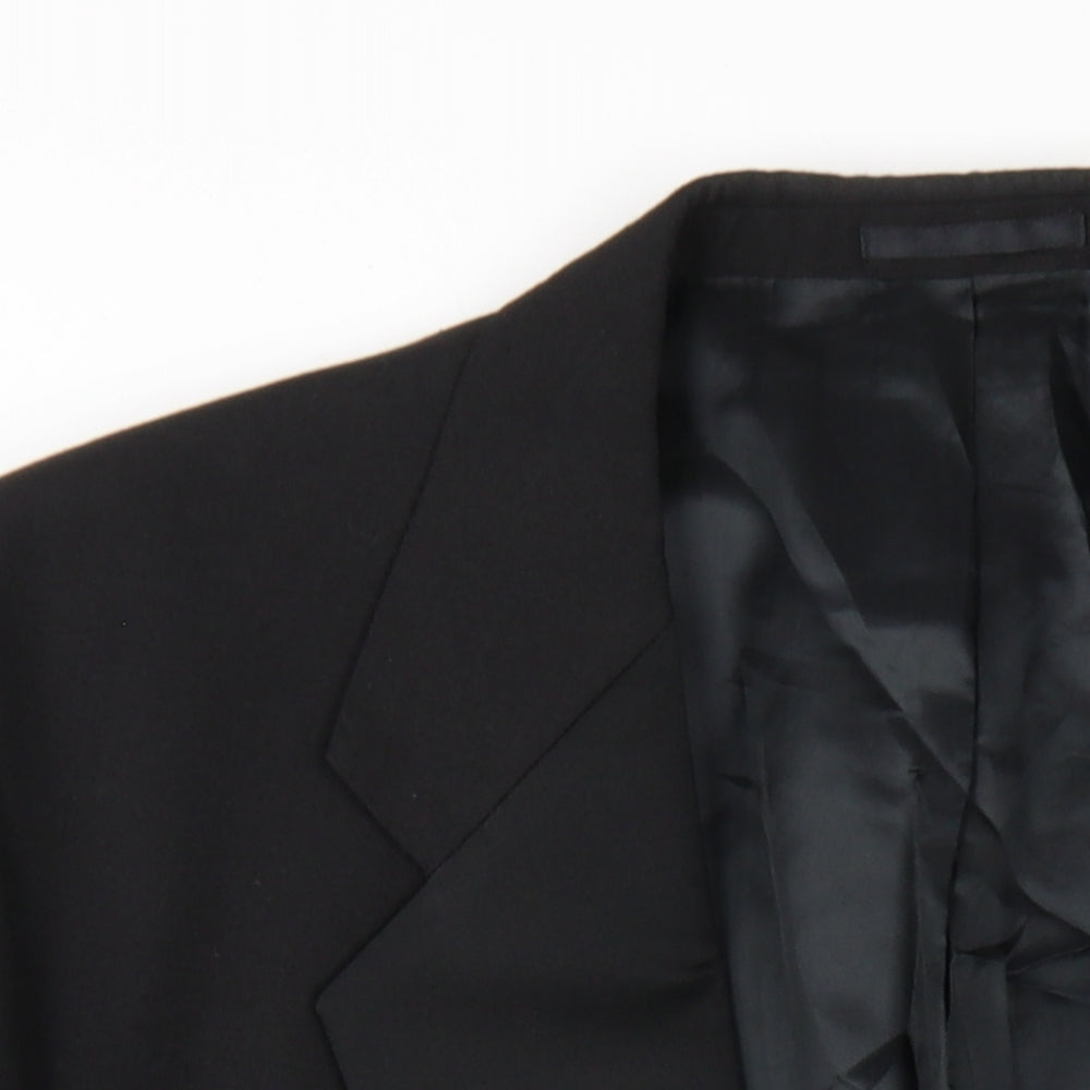 Mens UK Size 46 Marks and Spencer Regular Black Suit Jacket