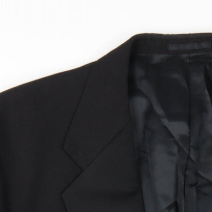 Mens UK Size 46 Marks and Spencer Regular Black Suit Jacket