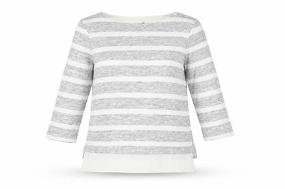 Womens UK Size 12 Phase Eight Grey Basic T-Shirt
