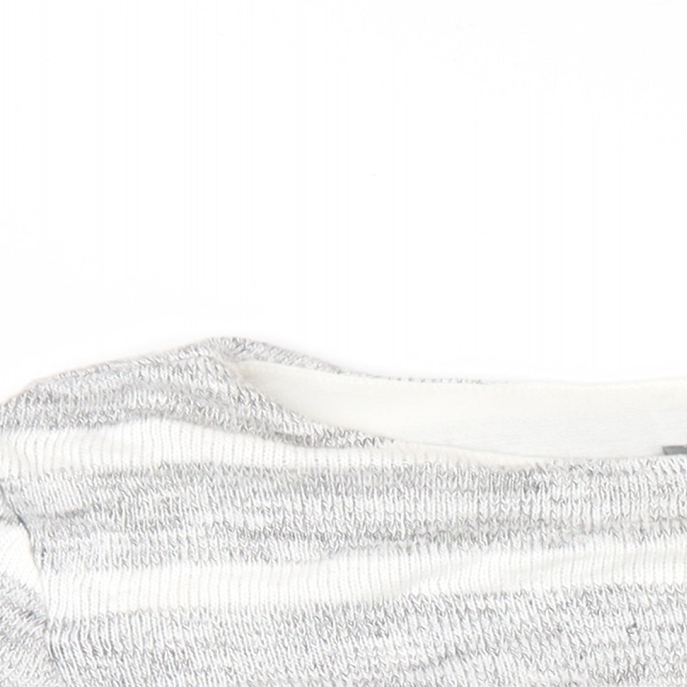 Womens UK Size 12 Phase Eight Grey Basic T-Shirt
