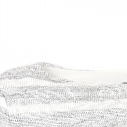 Womens UK Size 12 Phase Eight Grey Basic T-Shirt