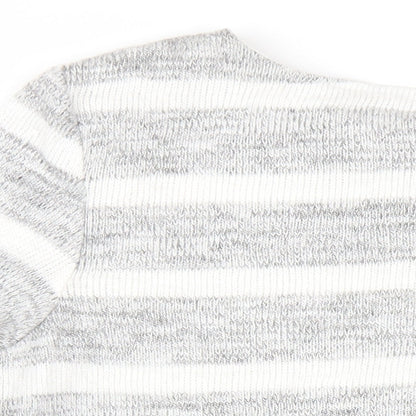 Womens UK Size 12 Phase Eight Grey Basic T-Shirt