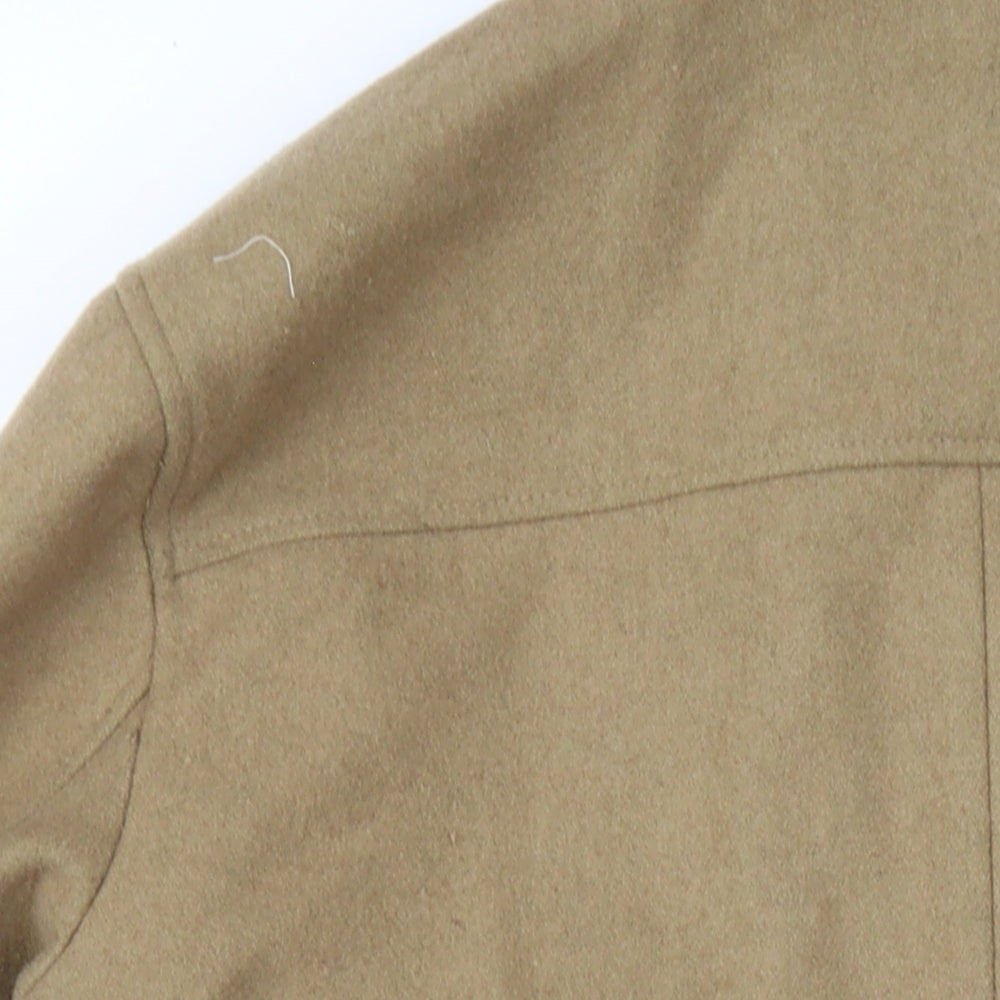Mens UK Size L ONLY & SONS Beige Overcoat