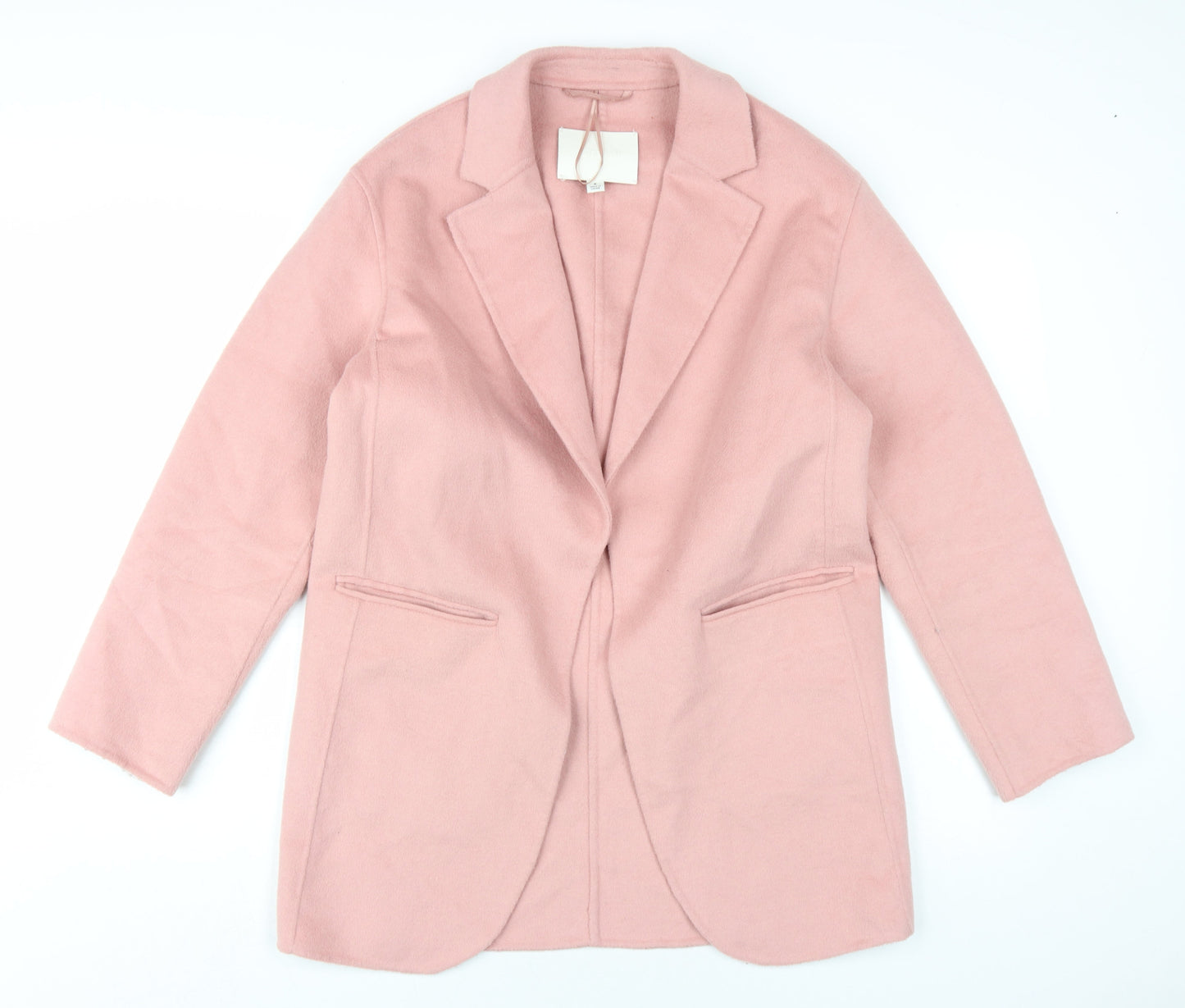 Autograph Womens Pink Overcoat Coat Size 8