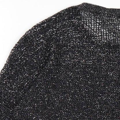 Womens UK Size S Sisley Black Pullover Jumper
