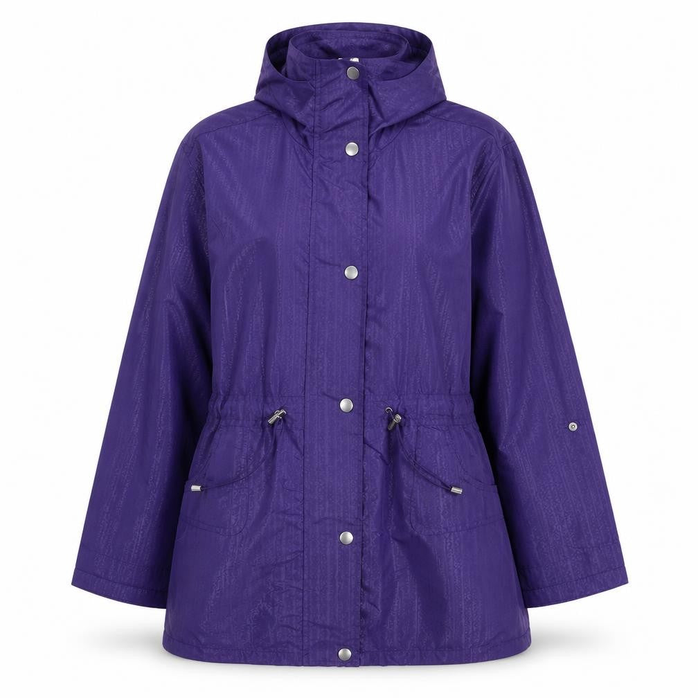 Womens UK Size 12 EWM Purple Rain Coat