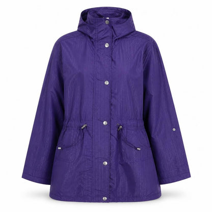 Womens UK Size 12 EWM Purple Rain Coat
