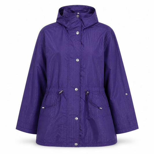 Womens UK Size 12 EWM Purple Rain Coat