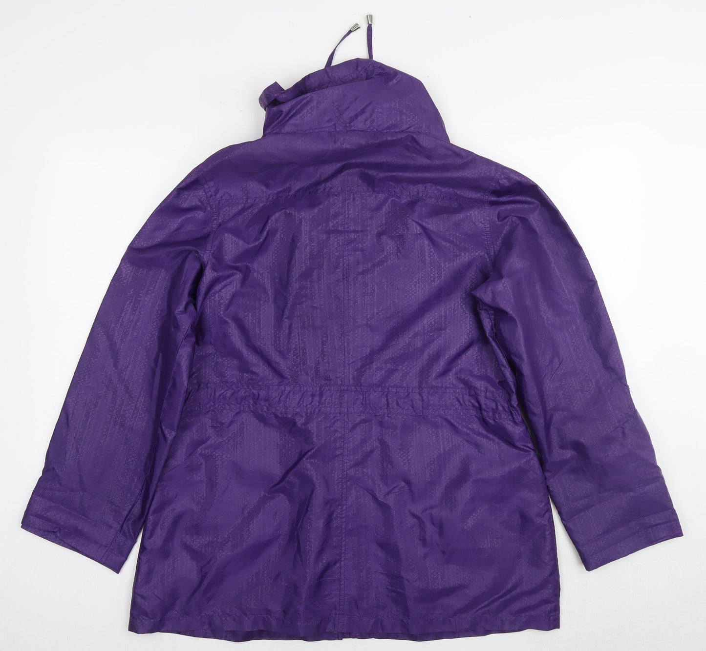 Womens UK Size 12 EWM Purple Rain Coat