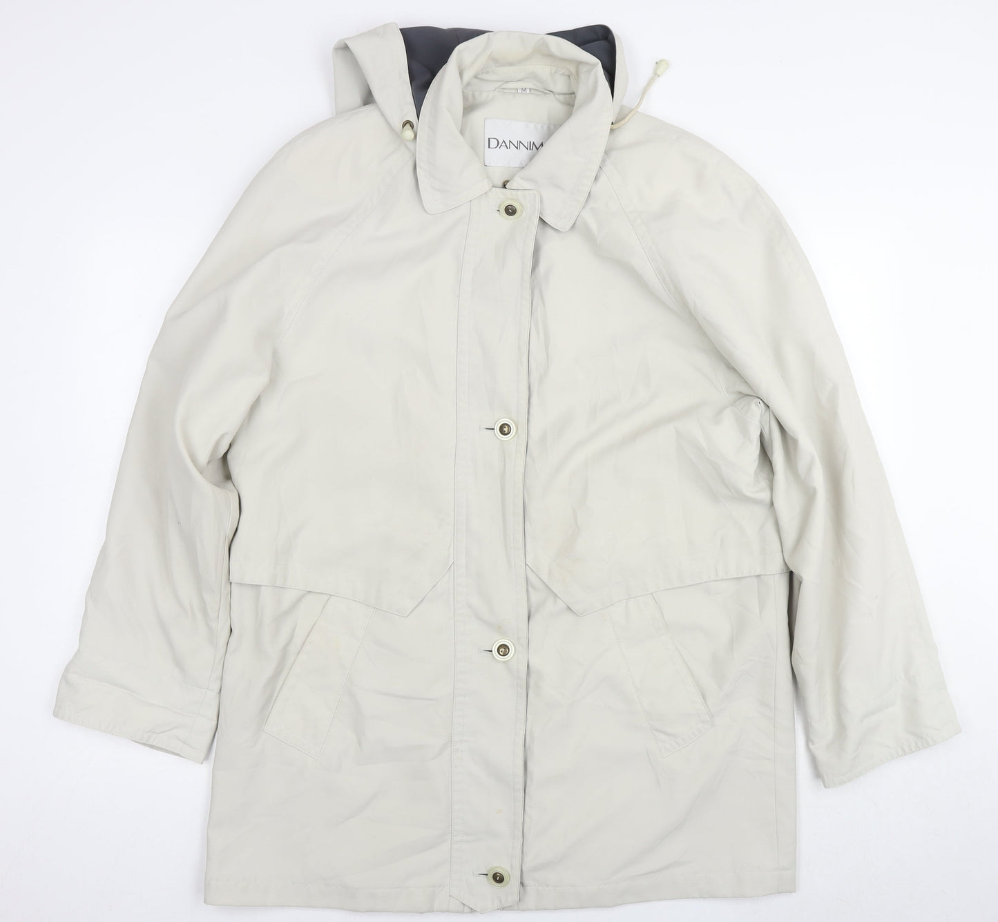 Womens UK Size M Dannimac Beige Parka Coat