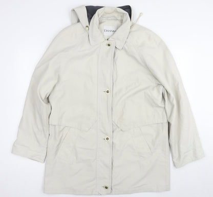 Womens UK Size M Dannimac Beige Parka Coat