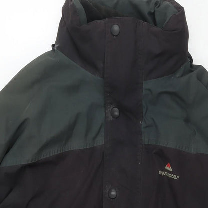 Wynnster Mens Black Jacket Size XL Zip - Detachable Fleece