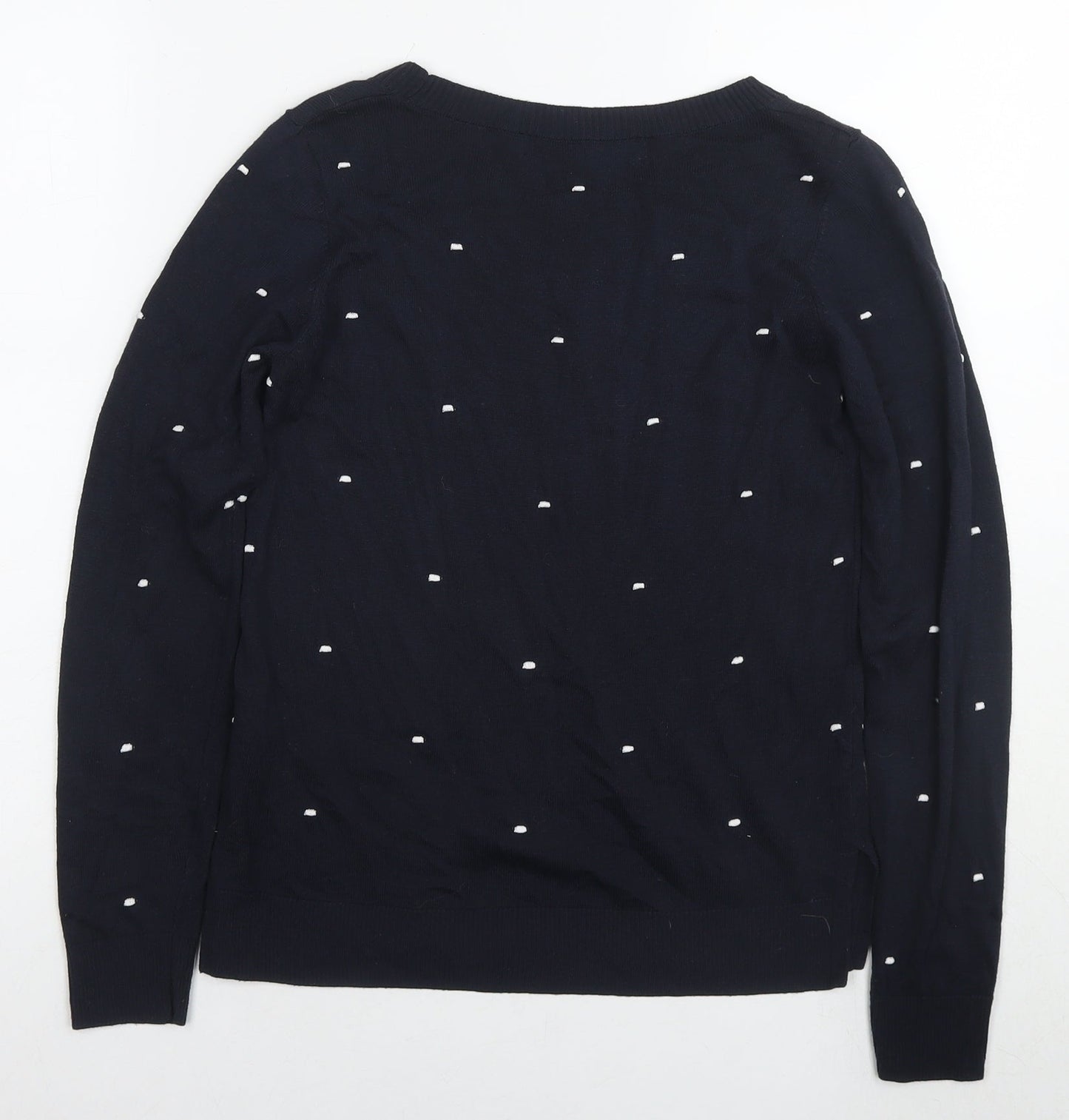 Womens UK Size 8 NEXT Black Pullover Jumper