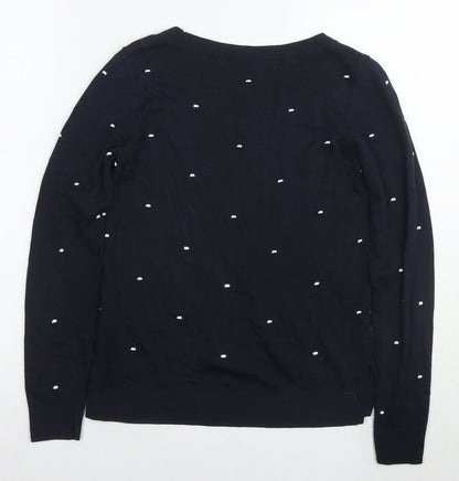 Womens UK Size 8 NEXT Black Pullover Jumper