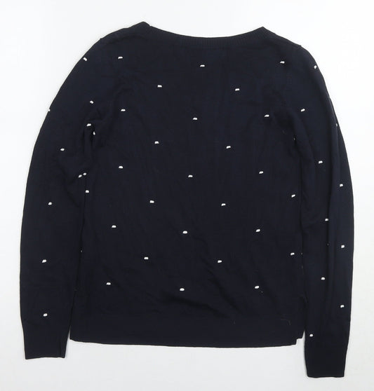 Womens UK Size 8 NEXT Black Pullover Jumper