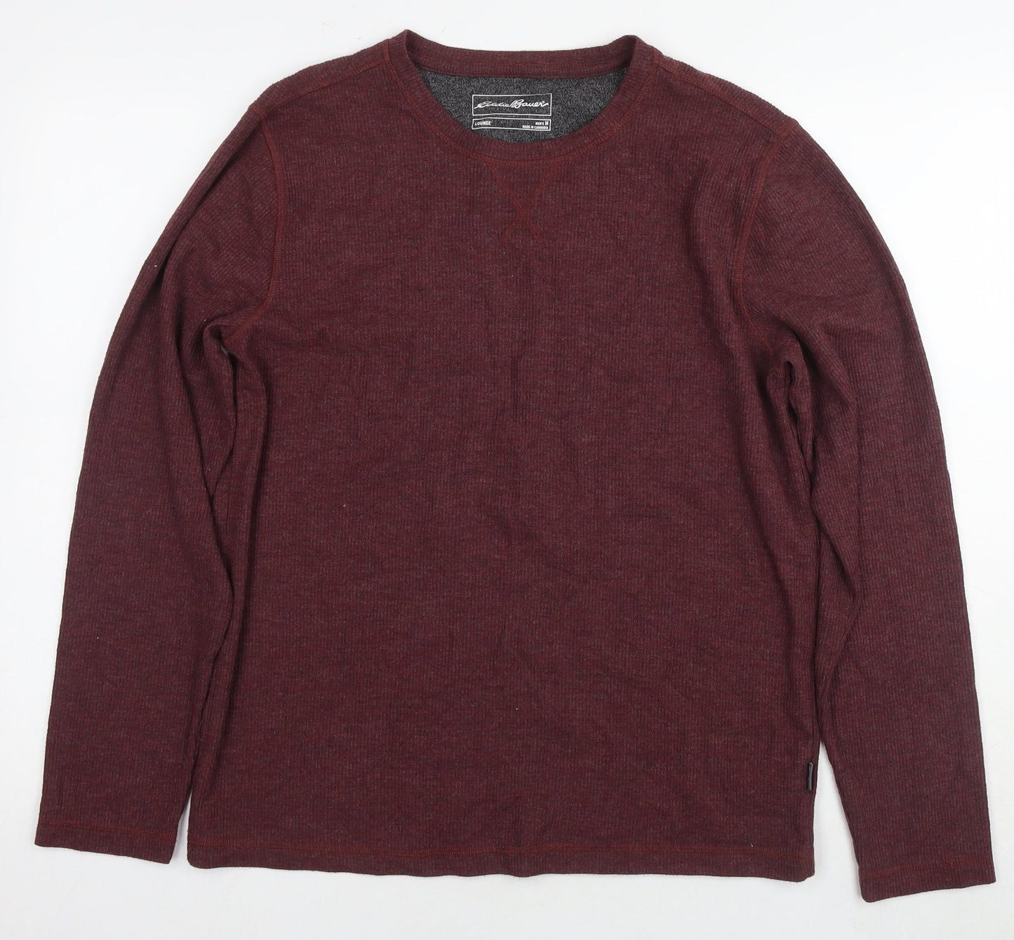 Womens UK Size M Eddie Bauer Brown Pullover Jumper