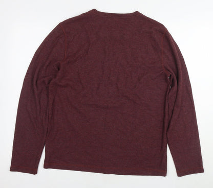 Womens UK Size M Eddie Bauer Brown Pullover Jumper