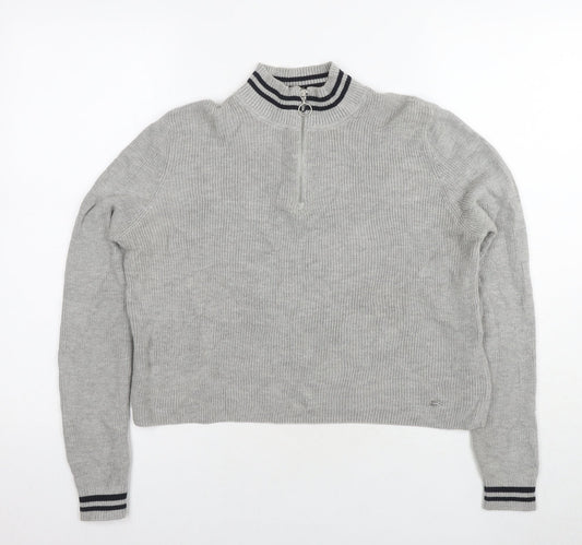 Womens UK Size M Pacific Republic Grey Pullover Jumper