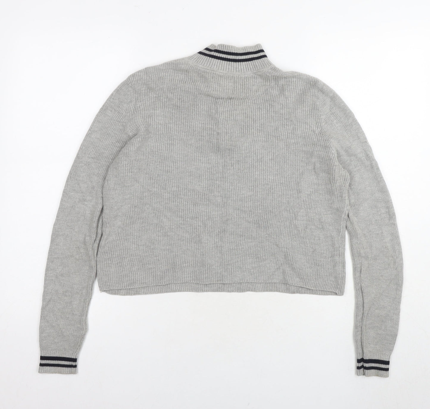 Womens UK Size M Pacific Republic Grey Pullover Jumper