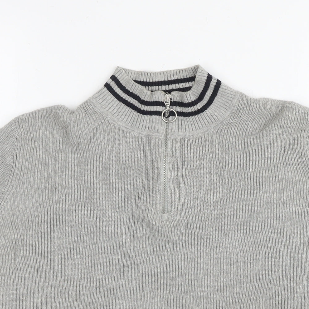 Womens UK Size M Pacific Republic Grey Pullover Jumper