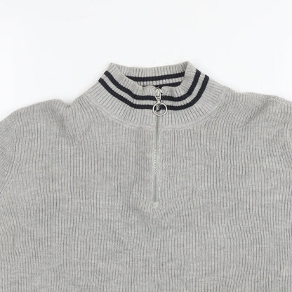 Womens UK Size M Pacific Republic Grey Pullover Jumper
