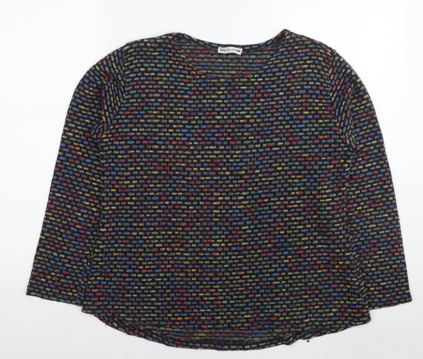 Womens UK Size S New Collection Multicoloured Pullover Jumper