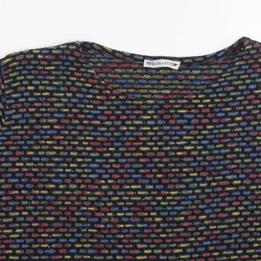 Womens UK Size S New Collection Multicoloured Pullover Jumper