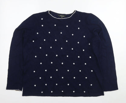 Womens UK Size 16 Bonmarché Blue Pullover Jumper