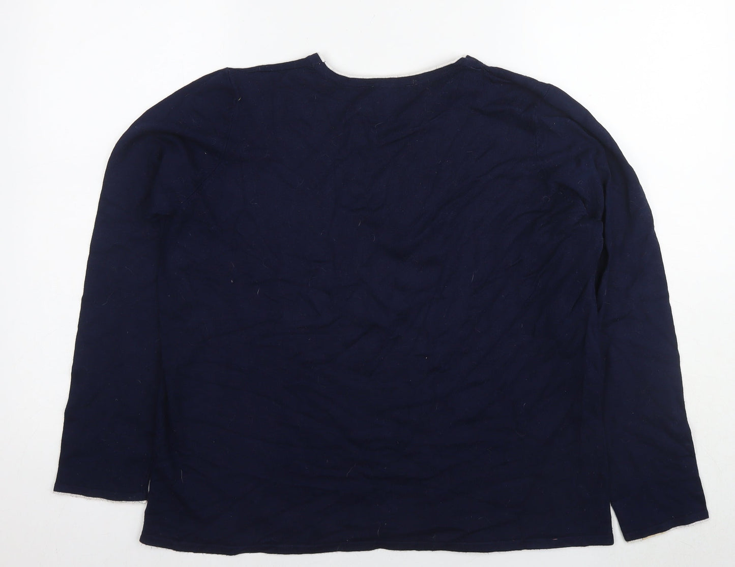 Womens UK Size 16 Bonmarché Blue Pullover Jumper