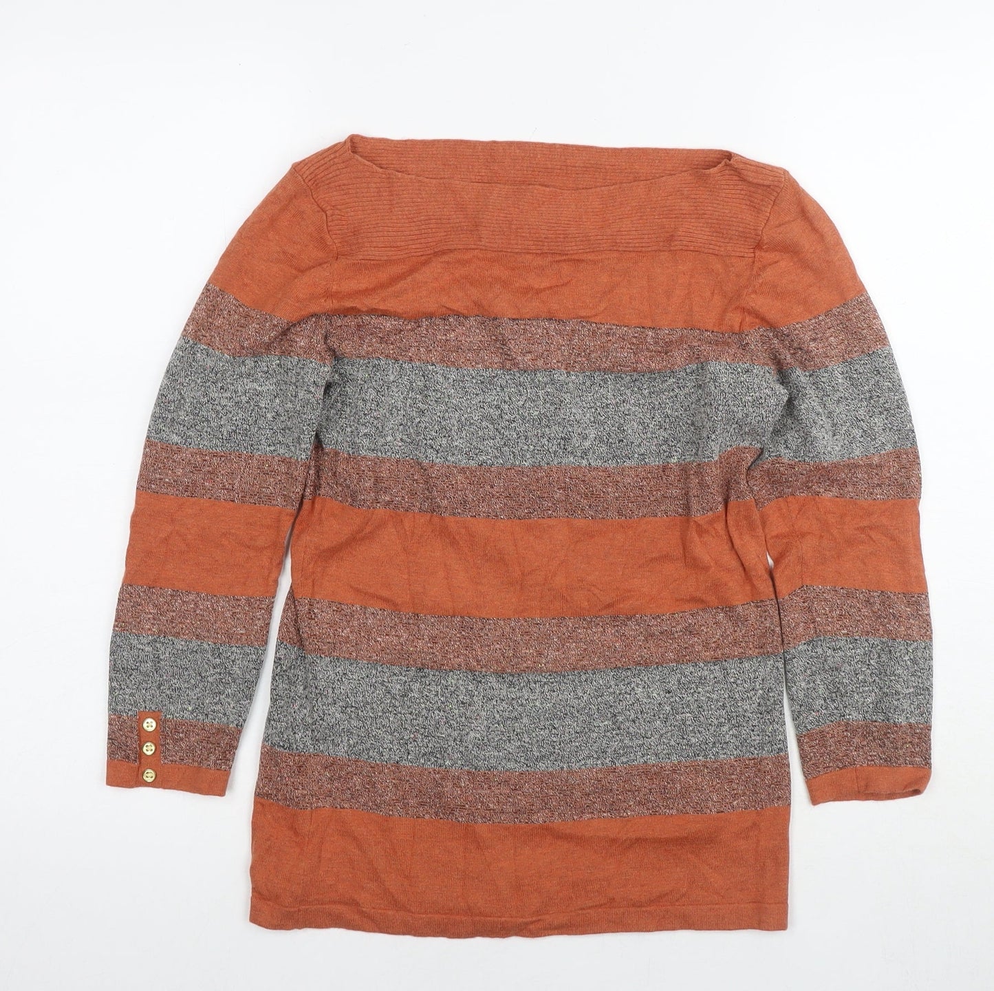 Womens UK Size 8 NEXT Brown Pullover Jumper