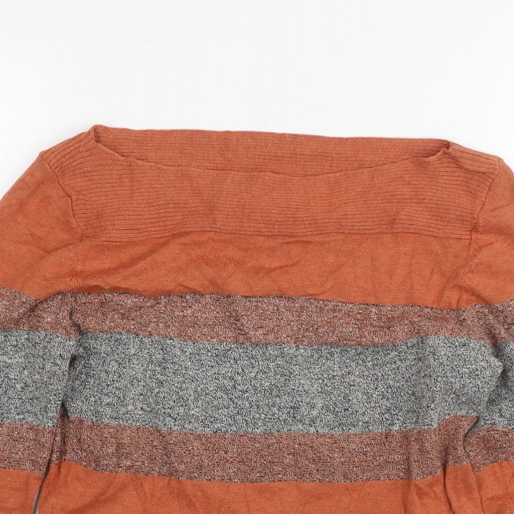 Womens UK Size 8 NEXT Brown Pullover Jumper