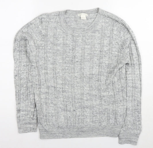 Womens UK Size M H&M Grey Pullover Jumper