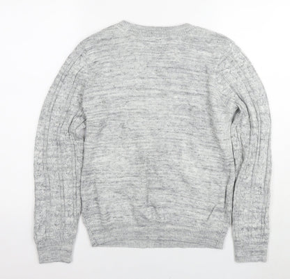 Womens UK Size M H&M Grey Pullover Jumper