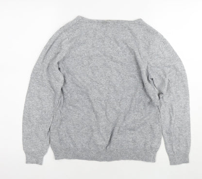 Womens UK Size L Bonmarché Grey Pullover Jumper