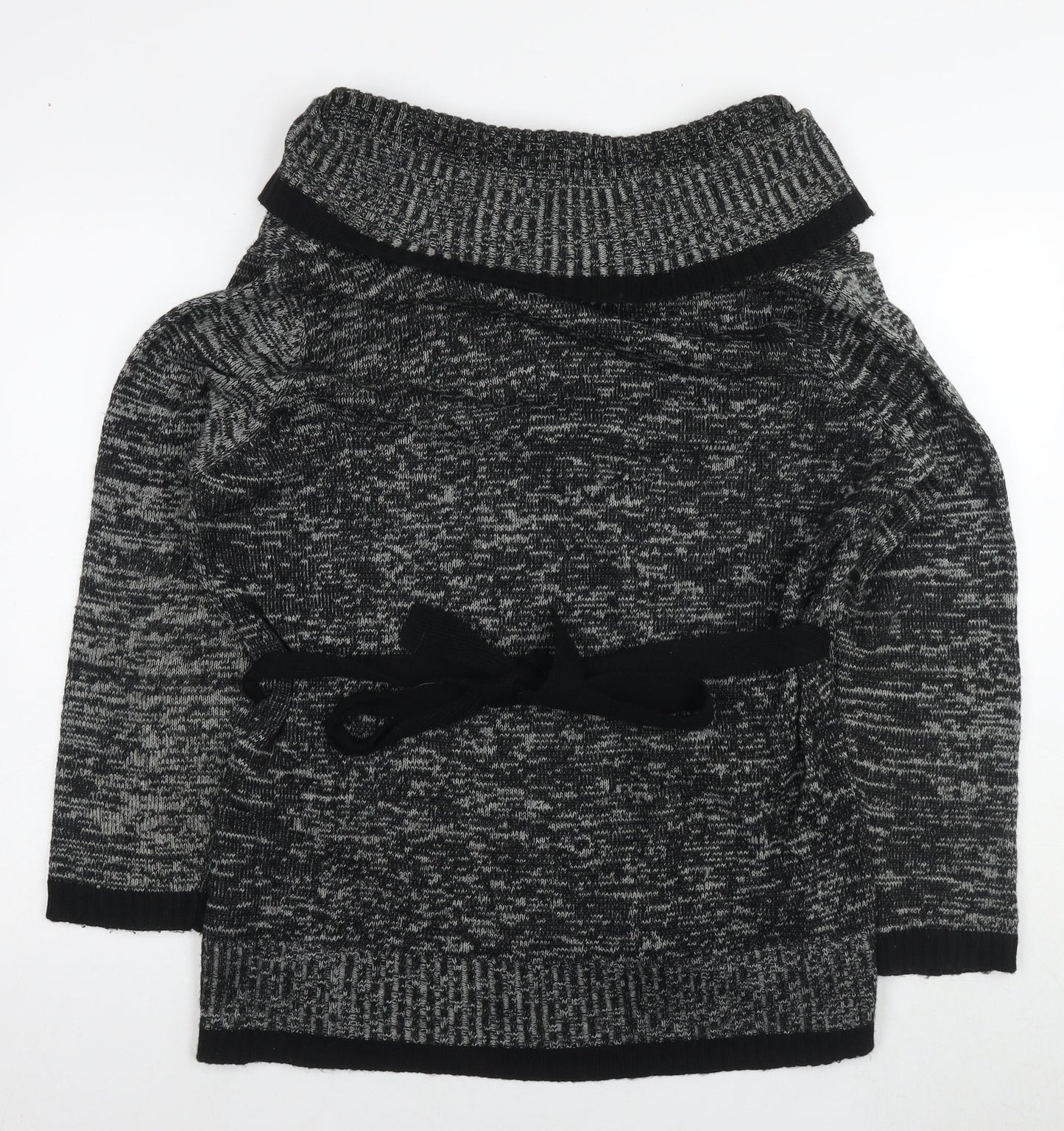 Womens UK Size XL Bonmarché Black Tunic Jumper
