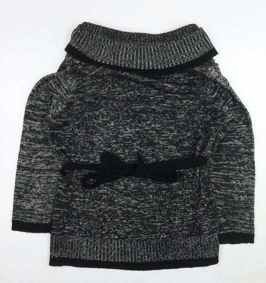 Womens UK Size XL Bonmarché Black Tunic Jumper