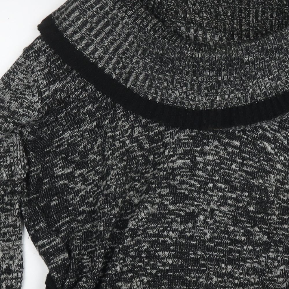 Womens UK Size XL Bonmarché Black Tunic Jumper