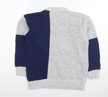 Womens UK Size L Selection Grey Pullover Jumper