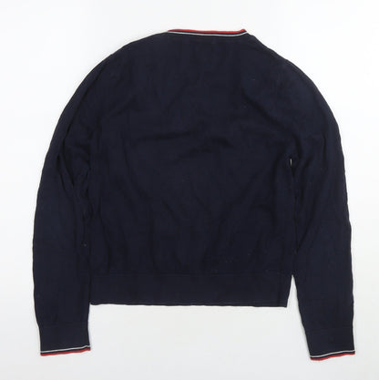Womens UK Size S Cooperative Blue Pullover Jumper