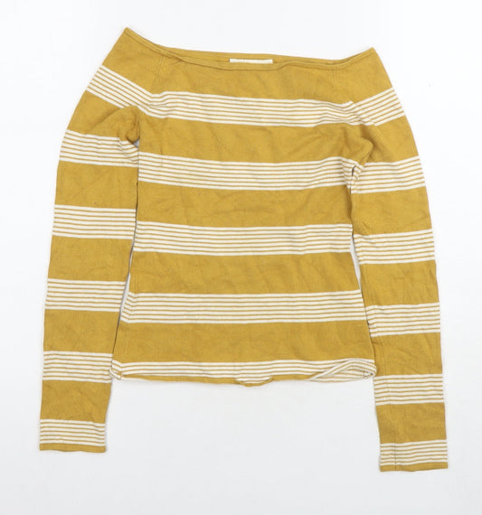 Womens UK Size XS H&M Yellow Pullover Jumper