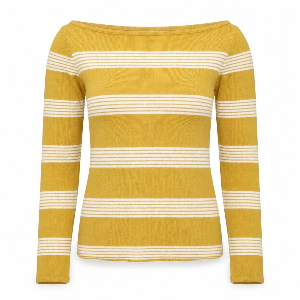 Womens UK Size XS H&M Yellow Pullover Jumper