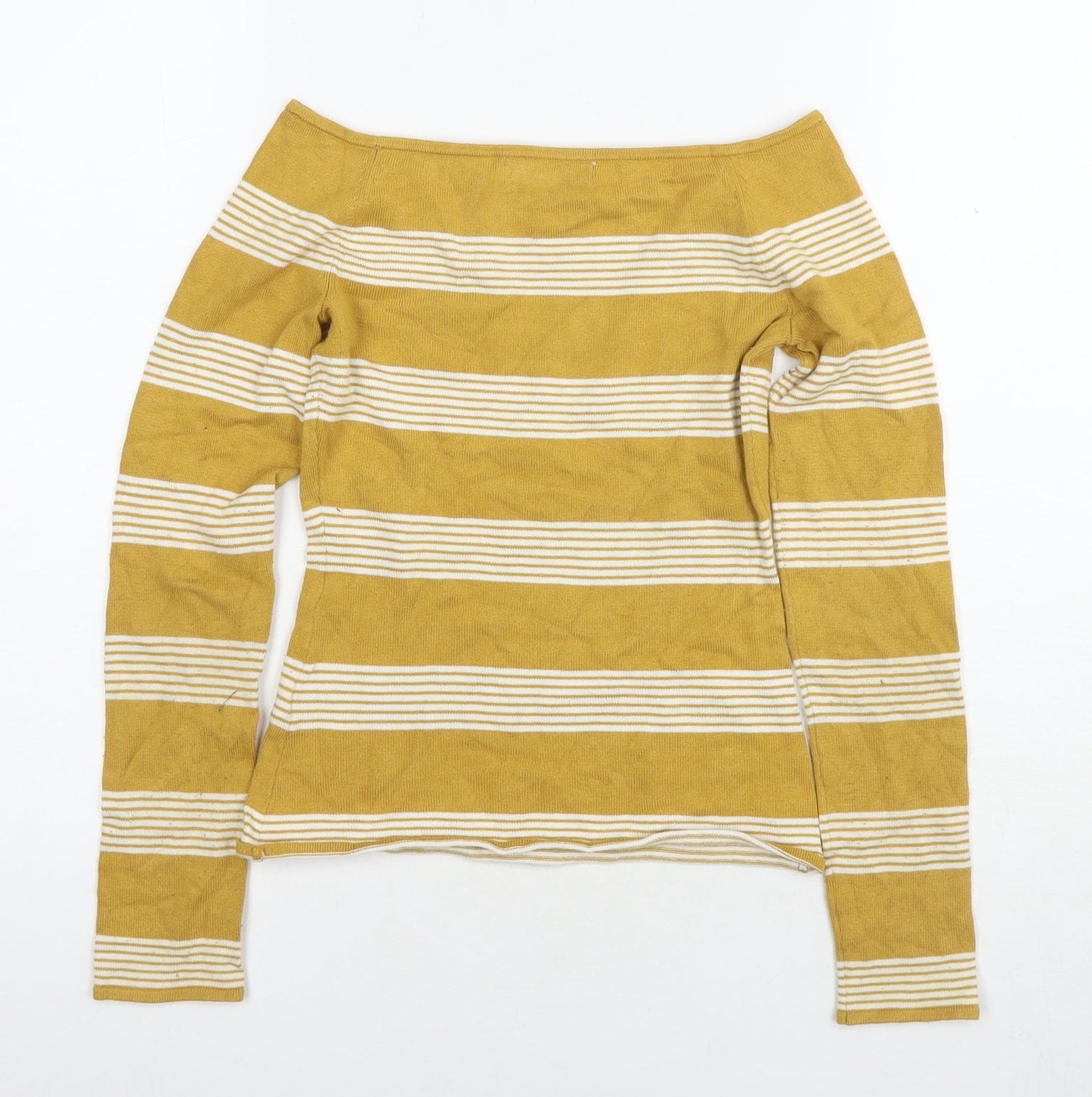 Womens UK Size XS H&M Yellow Pullover Jumper