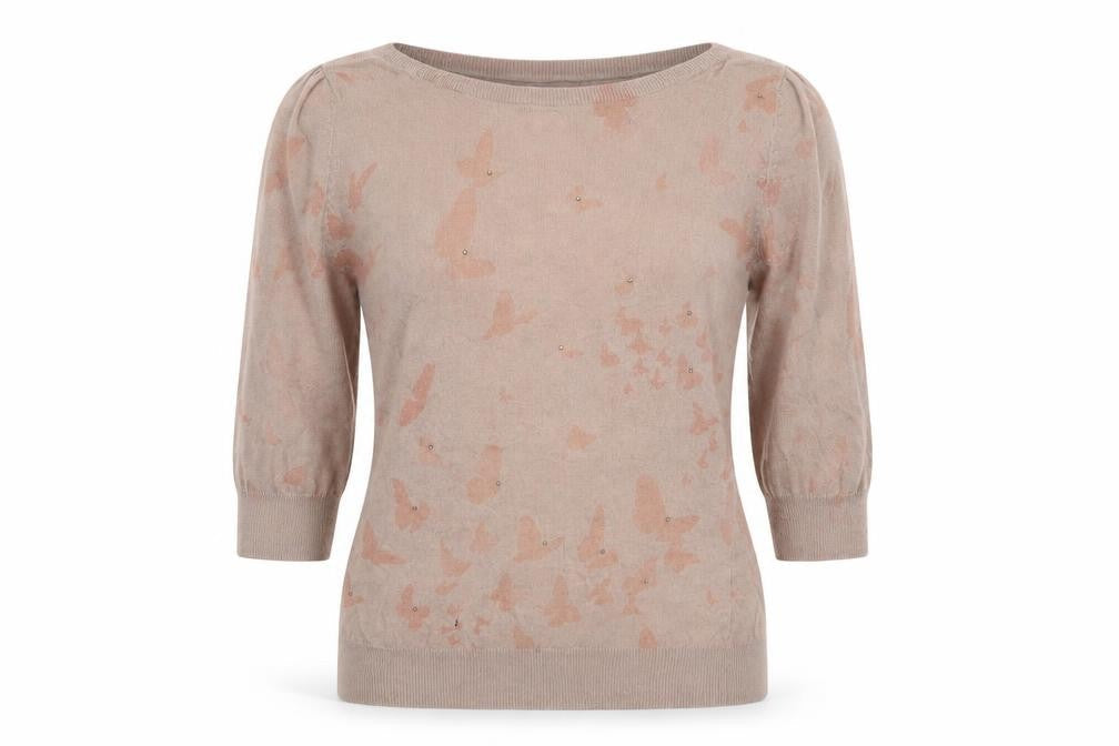 Womens UK Size 10 NEXT Beige Pullover Jumper
