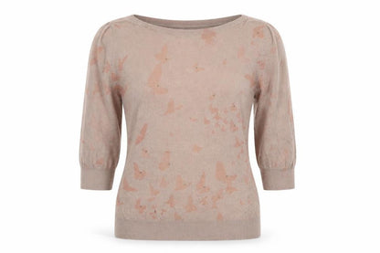 Womens UK Size 10 NEXT Beige Pullover Jumper