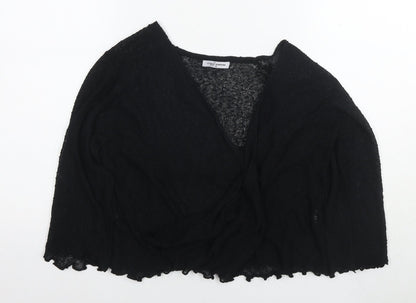 Womens UK Size M Stock Shop Black Cardigan Jumper